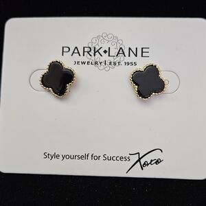 Park Lane Black and Gold Earrings